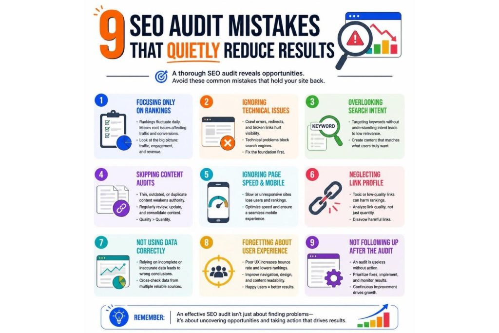 Nine SEO Audit Mistakes and How to Avoid Them