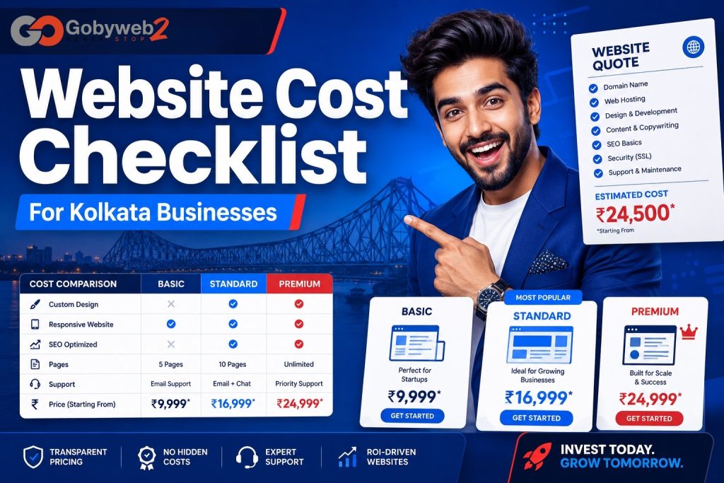 Website Design Cost in Kolkata: How to Compare Quotes