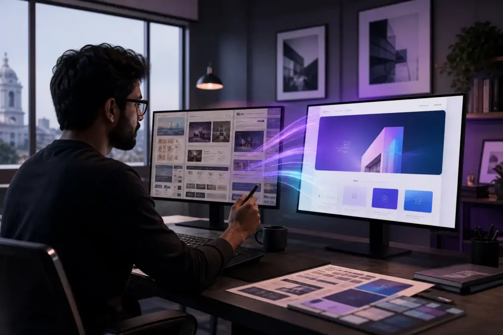 Website redesign specialist transforming an outdated site into a modern experience
