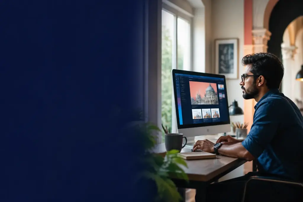 WordPress website designer building a flexible Kolkata business website